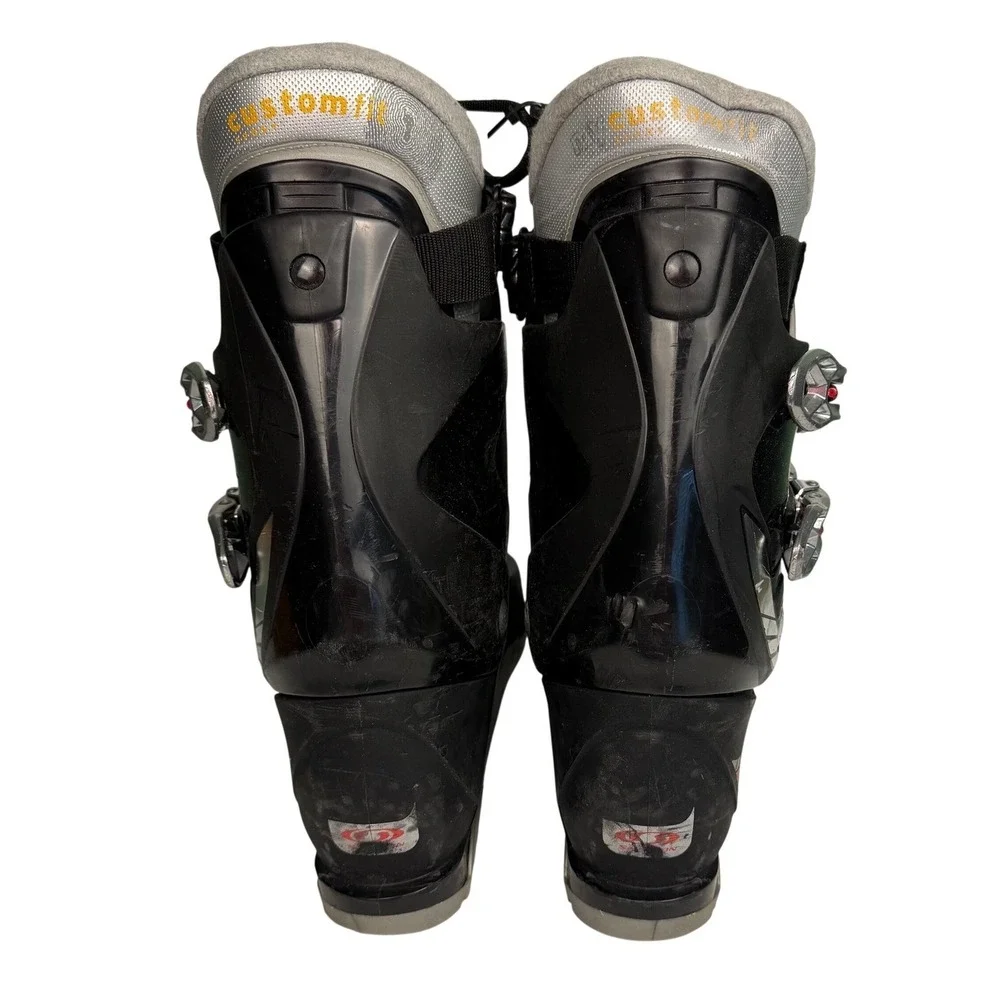 Salomon Performa Performance Mens Ski Boot US Size‎ 7.5 Black Silver Custom